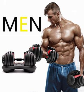 Adjustable Dumbbell 5525lbs Fitness Workouts Dumbbells Weight Build Tone Your Strength Muscles Outdoor Sports Equipment In Stock6449334
