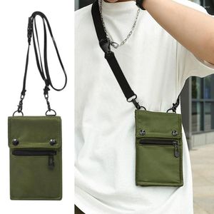 Titulares de cartão Menino Mini Presente Dinheiro Bolso Sacola Caso Um Ombro Bolsa de Telefone Masculino ID Crédito Crossbody