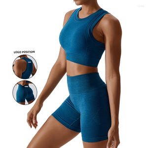 Conjuntos ativos conjunto de yoga calças femininas legging de malha alta elástica correndo fitness esportes collants sutiã colete roupas de ginásio