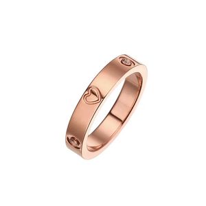 Feminino amigo elegante jóias casal presente amor anéis de casamento diamante para mulheres homens casal anel jóias prata rosa ouro titânio anéis de aço