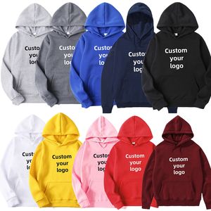 Herrtröjor tröjor mode Anpassa din hoodie för man kvinnor vinter hösten casual diy tryckt huvor plus storlek 230920