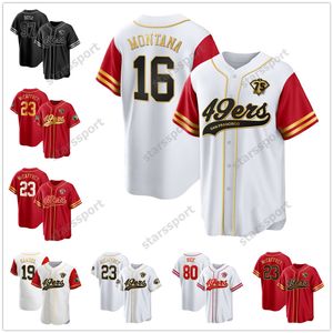 Christian McCaffrey Cool Flex Baseball Jerseys Trey Lance Nick Bosa Brock Purdy Niners George Kittle Deebo Samuel Fred Warner Jerry Rice Joe Montana Talanoa Hufanga