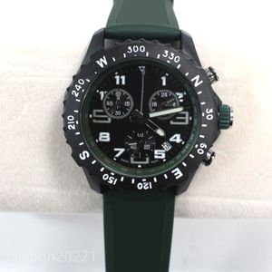 Ruch Man Watch Wysokiej jakości wytrzymałość Montre Pro Pro Avenger Time Code 44 mm kwarcowy opaska pomarańczowe zegarki