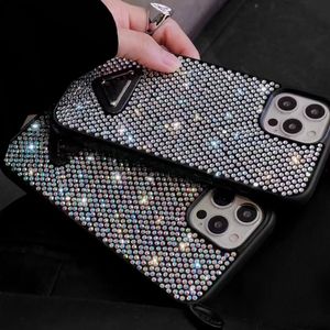 Luxurys Glitter Designer Casos de telefone para iPhone 15 14 15Pro 15Promax 14Pro max 14Plus 12 11 xr x xs 7 8 Plus Designers Bling Sparkling Rhinestone Diamond Jeia L5