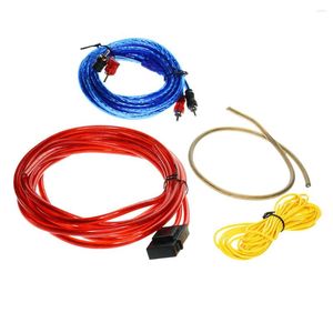 Car Organizer 4pcs Audio Subwoofer Wire Cable Install AMP Wiring