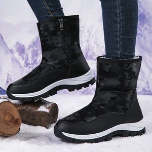 Tongfu New Women's Shoes High Top Outdoor Sports Snow Boots Large