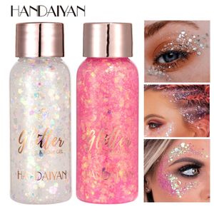 Body Paint Art Gel Body Sequin Glitter Decoration Mermaid Scale Face Party Stage Makeup Polariserad Bright Eye Shadow 230919