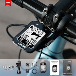 Computer da bicicletta iGPSPORT BSC200 BSC 200 BSC100S Computer da bicicletta GPS Portoghese ANT Ciclismo Impermeabile Navigazione per percorsi ciclabili Contachilometri wireless 230919