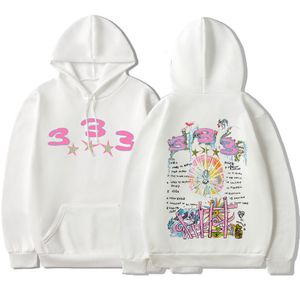 Herren Hoodies Sweatshirts Schwedischer Rapper Bladee 333 Hoodie Drain Gang Band Grafik Mode Kleidung Hip Hop Übergroße Streetwear 230920