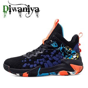 Kleidschuhe Hightop Große Größe Basketball Männer Outdoor Sneakers Verschleißfeste Dämpfung Atmungsaktive Sport Unisex 230919