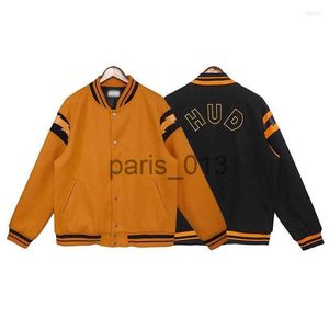 Men's Jackets Men's Jackets Spring Autumn Baseball Jacket Hip Hop Warm Bomb Men Women Heavy Fabric Loose Woolen Coat x0920