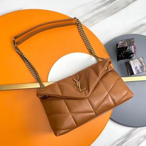 10A高品質のLoulou Puffer Y Shape Luxury Wallet Small Press Crossbody Designer Bag Woman Handbag Shourdled Bagsデザイナー女性バッグLuxury