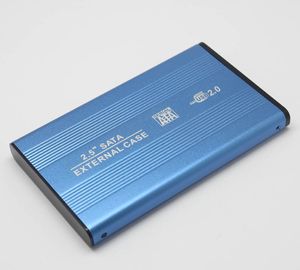 Externes 2,5-Zoll-HDD-SATA-Festplattengehäuse, unterstützt USB 2.0, max. 3 TB, für Laptop, PC, Laptop mit Einzelhandelsverpackung