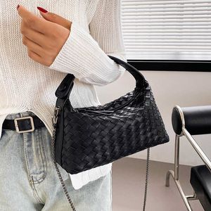 Mini Tote Teen intreciato مصممين حقيبة مسائية الأزياء منسوجة سلسلة حقيبة حقيبة يد دوبامين حقيبة كتف واحدة للكتف للسيدات