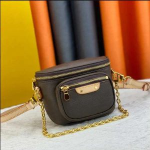 M82335 Kadın Tasarımcı Omuz Çantası Yüksek Kalite Mini Bumbag Parisli Stil Lüks Göğüs Çanta Bayanlar Debriyaj Bel Çantası Erkekler Fanny Pack Crossbody Kemer Çantaları