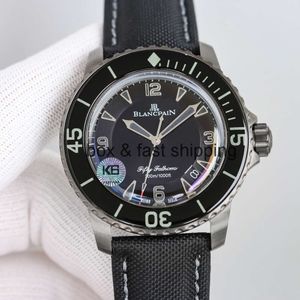 Relógio de cerâmicaDesigner de relógio de luxo 5015 45mm Fifty Diving Watch Movimento de luxo mecânico automático masculino Super impermeável brilho relógio de cerâmica JEGV