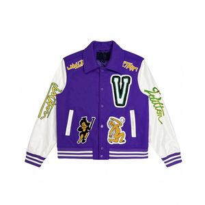 Männer Frauen Brief Stickerei Varsity Jacken Japanische Dünne Übergroßen Frühling Herbst Baseball Jacke Mantel Hip Hop College CHD2309209 megogh