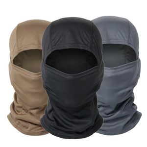 Cycling Caps Masks Military Tactical Balaclava Bike Cycling Windproof Full Face Mask Outdoor Hunting Hiking Army Head Warm Shield Skiing Scarf 230919