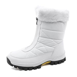 S Designer-Marke Frauen Schneestiefel Star Schuhe Chunky Martin Boot Flusenschuhe Leder im Freien Schwarze Fashion Nicht-Schlupf-Kleidung resistentem Pelzschuh Artikel 001