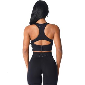Yoga Outfit Nvgtn Ignite Seamless Bra Spandex Top Mulher Fitness Elastic Respirável Breast Enhancement Lazer Sports Underwear 230919