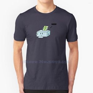 メンズTシャツThe Little Money Printer Tシャツの男性と女性