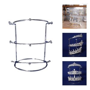 Jewelry Pouches Display Holder Stand 3-Layers Organiser Storage Rack For Storing Dropship