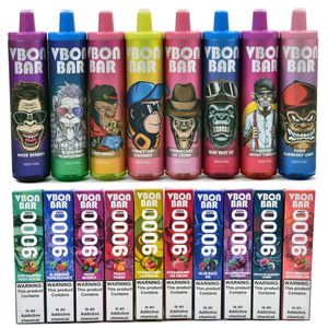 VBON RGB 9000 Puffs Disposable E-cigarettes 18ml Vape with Mesh Coil Rechargeable Battery 0 2 5% 9K Disposable Vape
