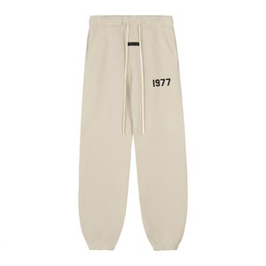 Sweatpant Hoodie Hose 1977 Herren Damen Lose Ware Cargo Grau Warme Hose Pantoufle 100 % hochwertige dicke Baumwollhose Große Größe US GRÖßE S M L XL 2XL 3XL