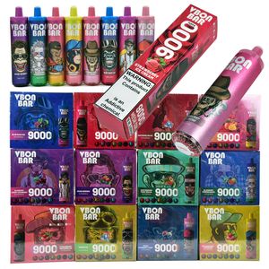 Original VBON RGB Puff 9000 9k Caneta Vape Descartável E-cigarros com Bobina de Malha Bateria Recarregável 0 2 5%