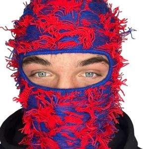 Kapeluje na zewnątrz rozmyte BALACLAVA SHARTY MASK Camuflage Balaklava polarowa Balaclava Zakazana dzianina maska ​​narciarska Ski Balaclava 230919