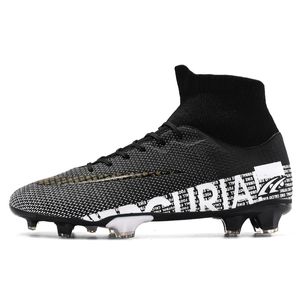 Safety Shoes Zhenzu Size 3545 Men Boys Soccer Football Boots High Ankle Kids Cleats Training Sport Sneakers 230919