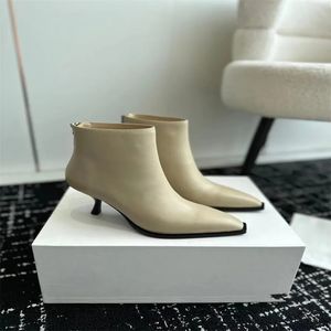 Дизайнерские женские осенние и зимние ботинки Coco Bootie, модные кожаные сексуальные ботильоны