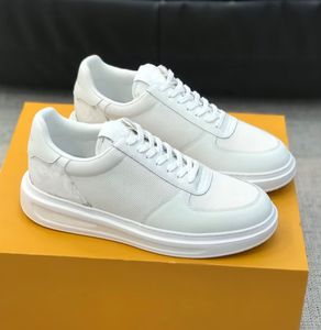 Elegant Brand Men Beverly Hills Sneakers Shoes White Black Skateboard Walking Low Top Mens Casual Rubber Sole Fabric Wholesale Discount Trainers EU38-46 With Box