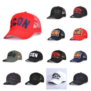 Baseball cap designer Sale ICON Mens Hat Casquette d2 Luxury Embroidered Hat Adjustable 15 Colors Hats Back Letter Breathable Mesh Ball Cap Tidal cap