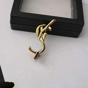 Luxury Brosches Designer Men Womens Brosch Pins Brand Classic Gold Brooch Pin Suit Dress Pins For Lady Designer Jewelry