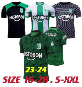 2023 Atlético Nacional Medellín Futebol Jerseys 23/24 Home D.PABON J.DUQUE DA COSTA JARLAN ROMAN Camisa Away S.MOSQUERA CANDELO Homem Uniforme de futebol