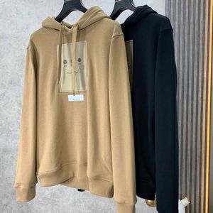 Top designers autumn and winter fashion street cotton sweatshirt pullover hoodie Breathable loose men and women letter patchwork pattern casual hoodie