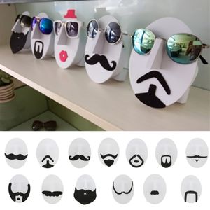 Jewelry Boxes Mustache Face Glasses Spectacle Display Stand Shelf Holder Frame Sunglasses Show Organizer Rack 230920