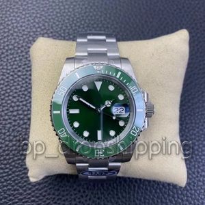 Orologi da uomo di alta qualità Clean Factory 116610 Meccanico automatico CAL 3135 Movimento 40mm Acciaio inossidabile 904L Lunetta in ceramica Vetro zaffiro Orologio da polso impermeabile