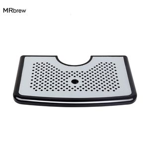 Bar Tools Beer Drip Tray Bar Kegerator Surface Mount Drip Tray Non Slip Non Drain Draft Beer Tower Flange Cutout Drip Rack för Bar/Party 230920