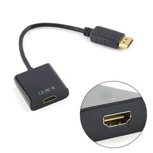 DisplayPort to HDMI and Gold-Plated DP Display Port to HDMI Adapter (Male to Female) Compatible for Lenovo Dell HP and Other Brand