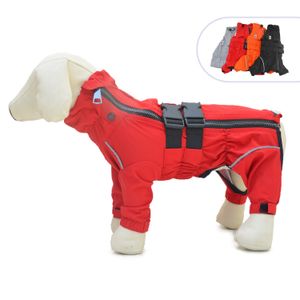 Dog Apparel ATUBAN Waterproof Jacket Lightweight Reflective Safety Raincoat Windproof SnowProof Vest for Small Medium Large 230919
