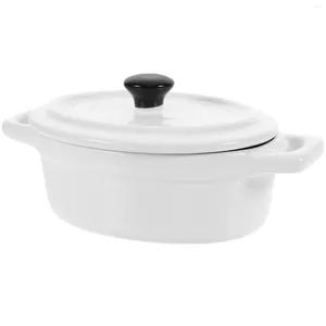 Conjuntos de louças Salada Tigela Forno Cozinhar Macarrão Instantâneo Cerâmica Sobremesa Assando Porcelana Branca Adorável Multi-uso