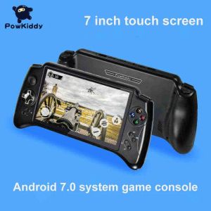 Powkiddy nuovo prodotto x17 giochi Android palmare console di gioco PSP portatile a grande schermo da 7 pollici DC ONS NGPMD arcade