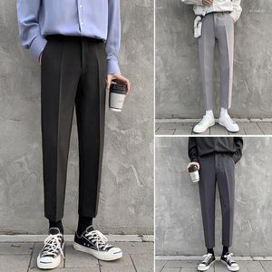 Pantaloni da uomo TFETTERS Marca Moda Uomo corto 2023 Autunno Fit Mid Rise Man Tapered Ufficio coreano Business Tuta maschile