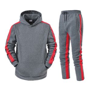 Tute da uomo Tuta Abbigliamento Felpa con cappuccio Set Felpa Casual Jogger Pantaloni sportivi Abbigliamento giovanile Caldo 230920