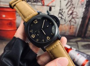 Mens Classic Watches 44mm Automatic Watch Mechanical Movement Watch Model Leather strap Luxury WristWatch