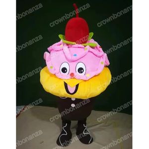 Performance Cake Mascot Costumes Halloween Cartoon Character Outfit Suit Xmas Outdoor Party Outfit Men Women Promotional Advertising Clothings