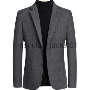 Abiti da uomo Blazer Uomo Blazer in cashmere Abiti Giacche Abito casual da lavoro Cappotti di lana Blazer maschili slim fit di alta qualità Giacche Blazer Cappotti J230920