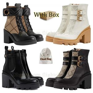 2023 Hot Top Martin Boots Tall Leather Boot Womens High Heel Desert Boots Ankle Boots Zipper Rubber Boot Lace-Up Boot Combat Boot Oxford Shoe Snow Boots With Box